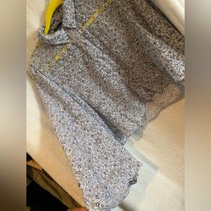 Zara OS see through blouse